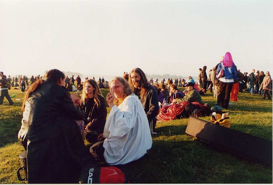 Tim and others at Stonehenge 20001 solstice Tim and others at Stonehenge, 2001 summer solstice